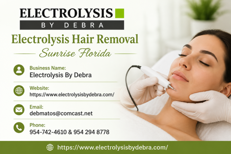 Permanent Facial Hair Removal with Electrolysis in Sunrise Florida Permanent Facial Hair Removal with Electrolysis in Sunrise Florida