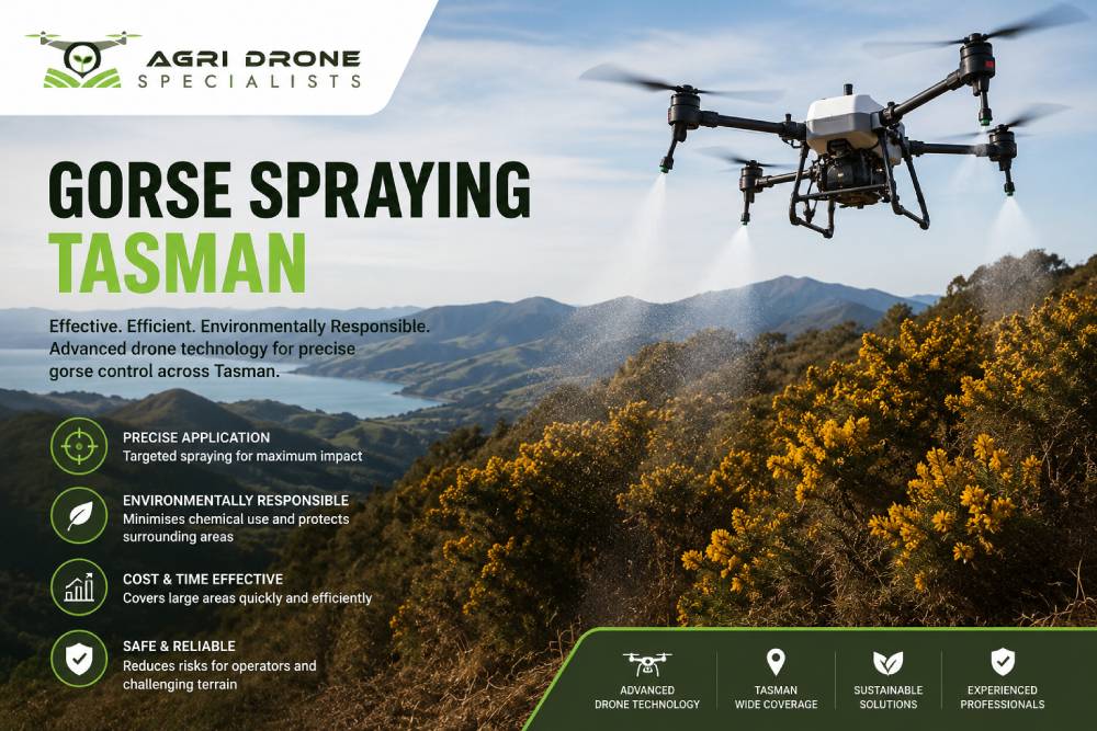 Modern Gorse Management: The Benefits of Agricultural Drone Spraying Modern Gorse Management: The Benefits of Agricultural Drone Spraying